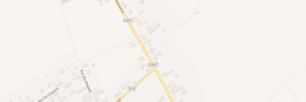 Plan du 2 Rue de Bapaume au Transloy
