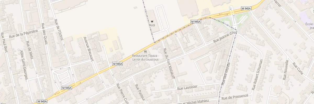 Plan du 110 Rue des Deportes à Armentières