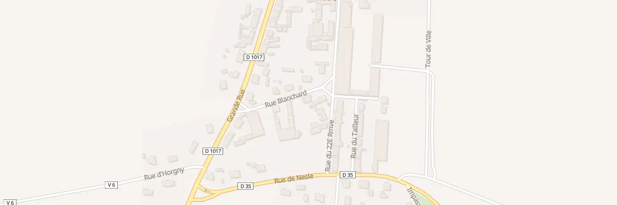 Plan du 3 Rue Blanchard à Villers-Carbonnel