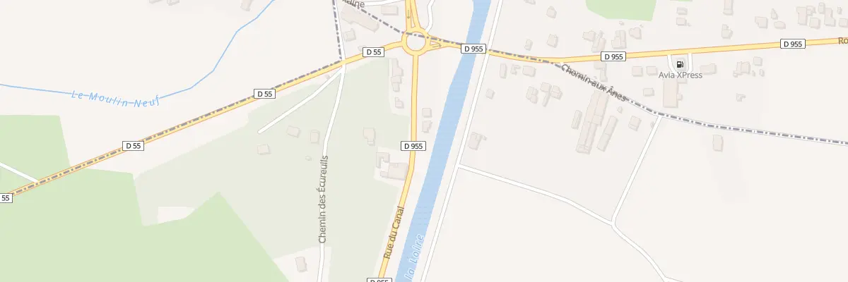 Plan du 4 Rte de Cosne à Bannay