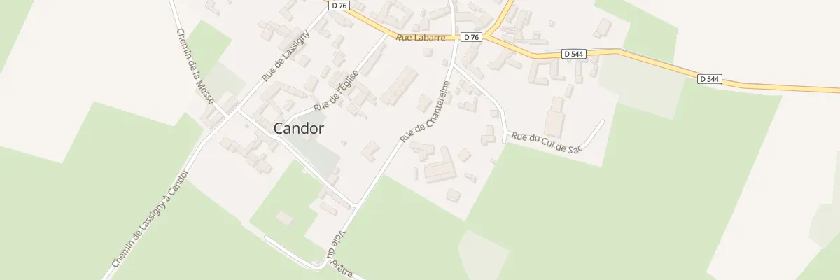 Plan du 7 Rue Chantereine à Candor