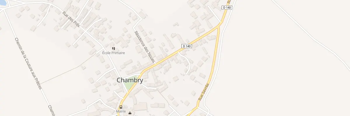Plan du 30 Rue d’Ortheuil à Chambry