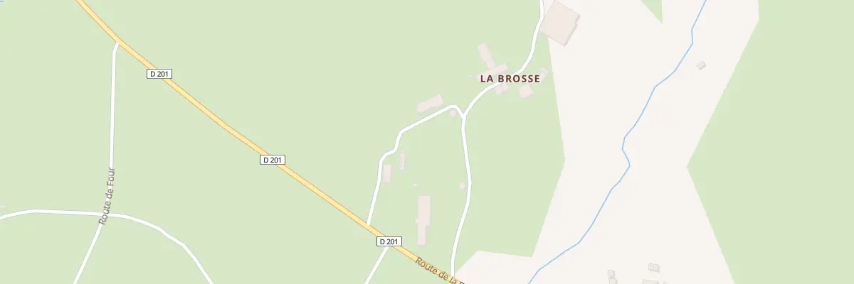 Plan du 5090 La Brosse à Saint-Bonnet-de-Four