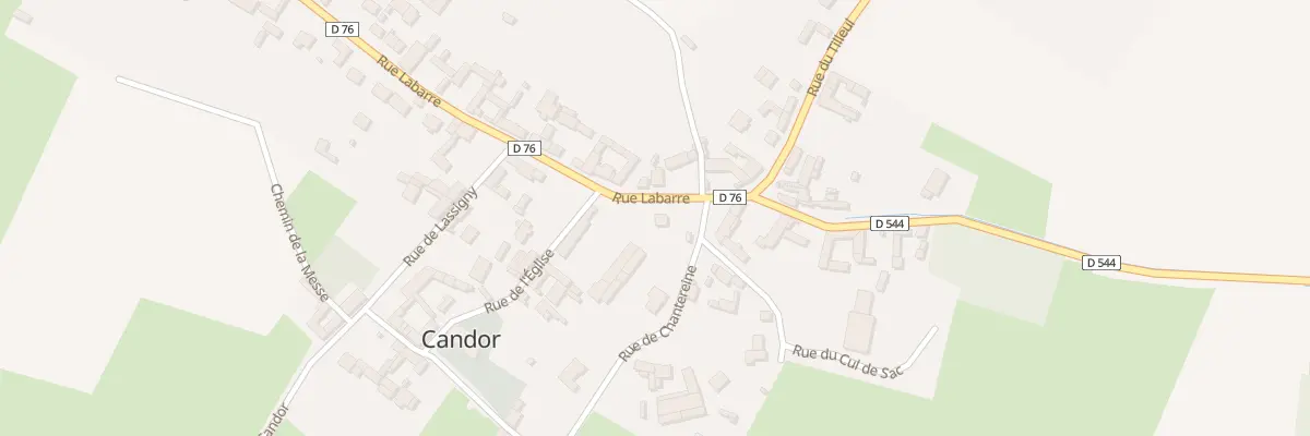 Plan du 5 Pl de la Mairie à Candor