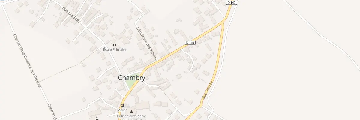 Plan du 30B Rue d’Ortheuil à Chambry