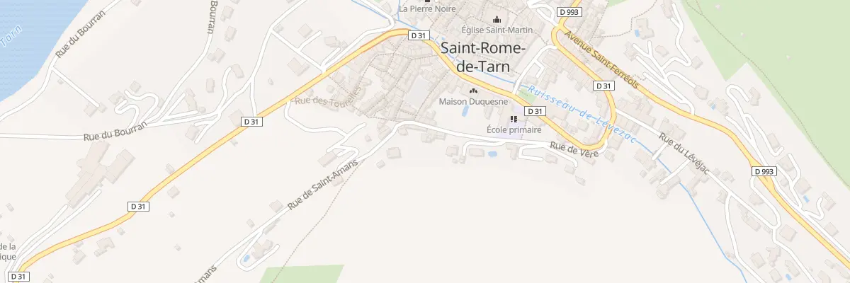 Plan du 17 Rue de Vère à Saint-Rome-de-Tarn