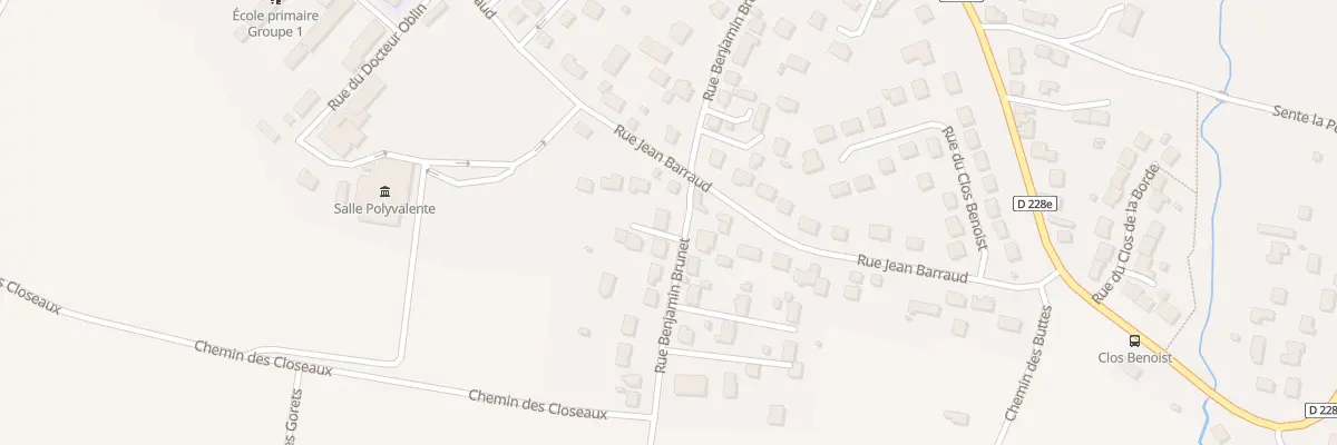 Plan du 30 Rue Benjamin Brunet à Nanteuil-lès-Meaux