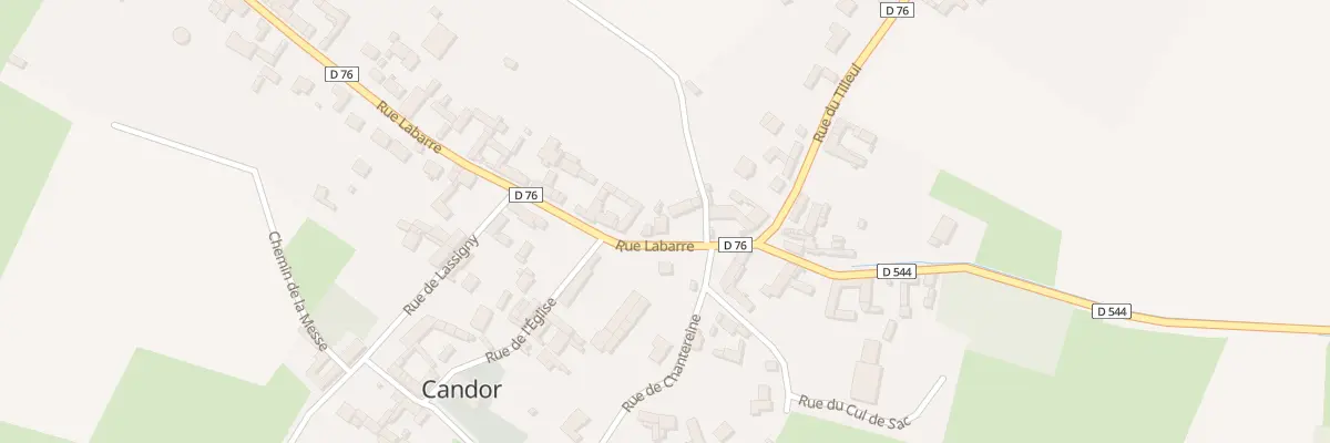 Plan du 4 Pl de la Mairie à Candor