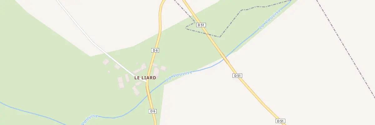 Plan du 2B Le Liard à Garigny