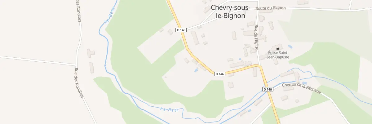 Plan du 9 Rue de la Flamenderie à Chevry-sous-le-Bignon