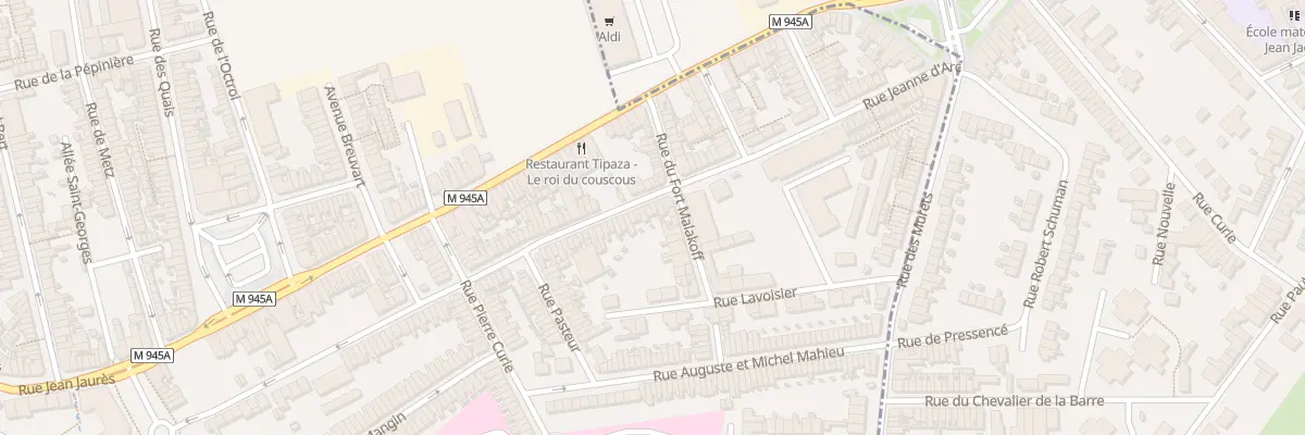 Plan du 152 Rue Jeanne d’Arc à Armentières
