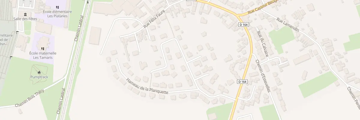 Plan du 17 Rue du Hameau de la Planquette à Meurchin