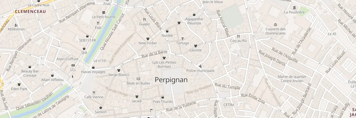 Plan du 6 Rue des Trois-Journées à Perpignan