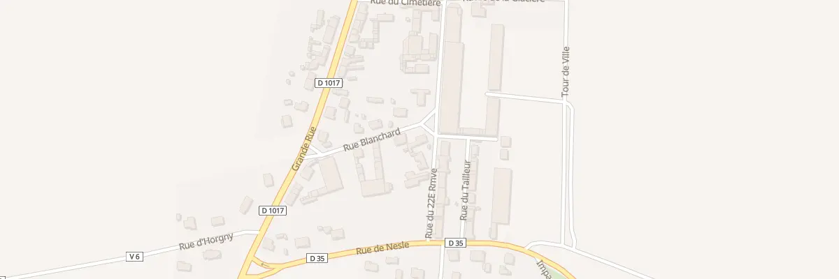 Plan du 1 Rue Blanchard à Villers-Carbonnel