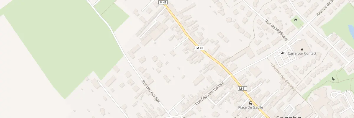 Plan du 351 Rue Gambetta à Sainghin-en-Weppes
