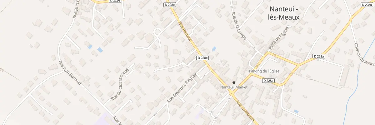 Plan du 25L Rue Pasteur à Nanteuil-lès-Meaux