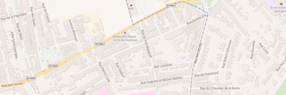 Plan du 156 Rue Jeanne d’Arc à Armentières