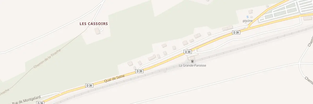 Plan du 2 Cite de la Gare à La Grande-Paroisse
