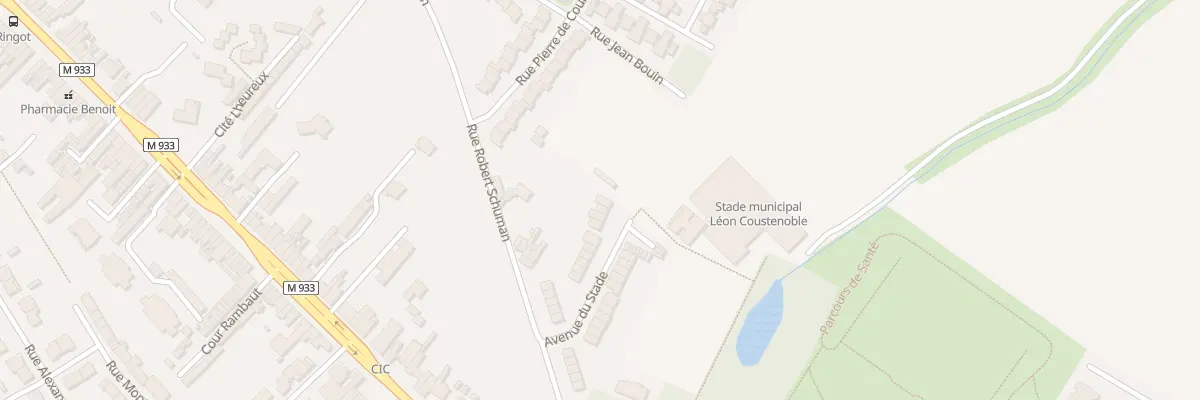 Plan du 19 Av du Stade à La Chapelle-d’Armentières