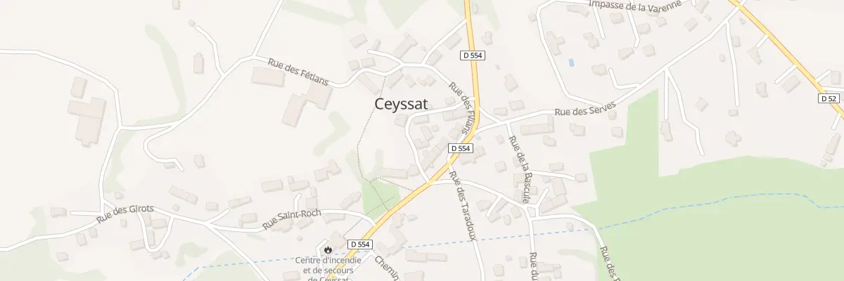 Plan du 4 Rue d’Epinoux à Ceyssat