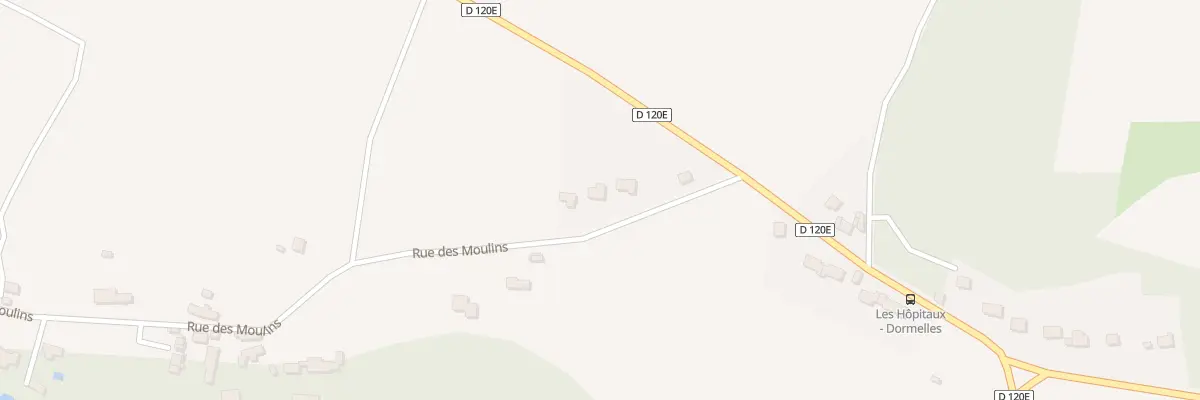 Plan du 2B Rue des Moulins à Dormelles