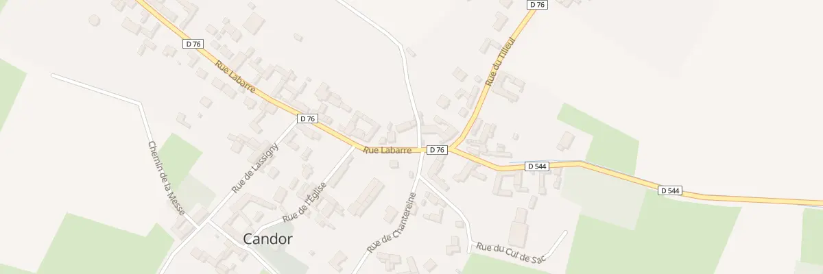 Plan du 2 Pl de la Mairie à Candor