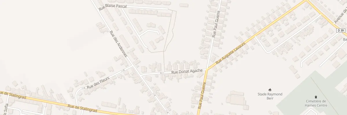 Plan du 17 Rue Donat Agache à Harnes