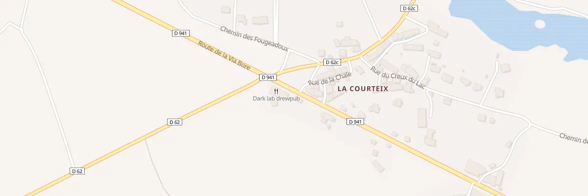 Plan du 6 Rte de la Via Bore - Courteix à Saint-Ours