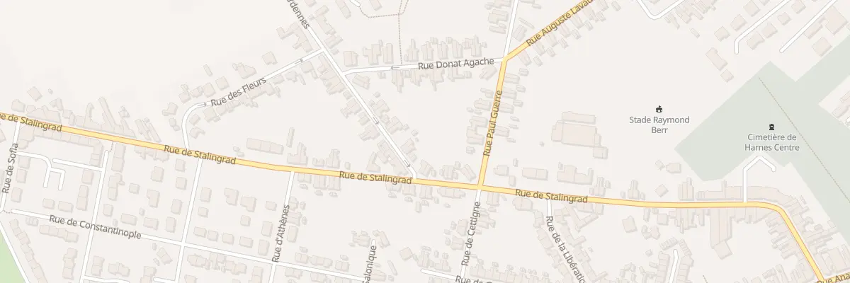Plan du 3 Rue des Ardennes à Harnes