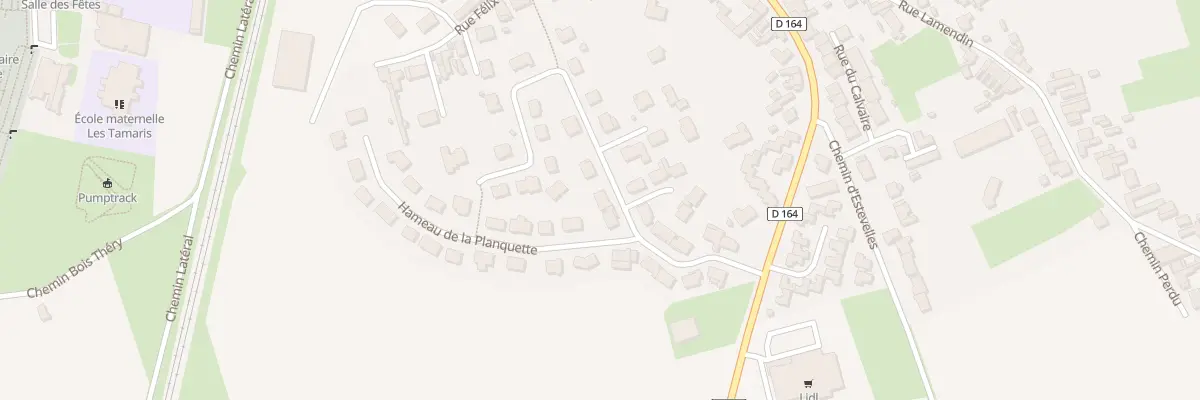 Plan du 13 Rue du Hameau de la Planquette à Meurchin