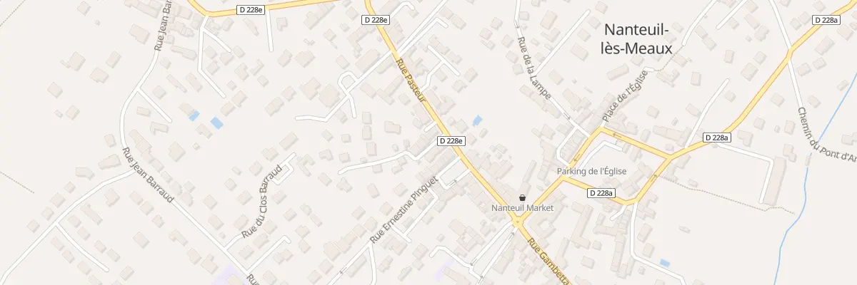 Plan du 25O Rue Pasteur à Nanteuil-lès-Meaux