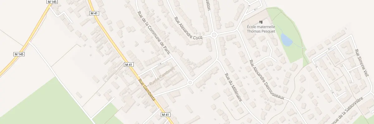 Plan du 40 Rue de la Commune de Paris à Sainghin-en-Weppes