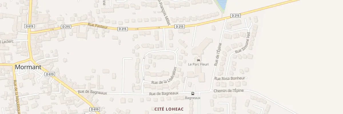 Plan du 19 Rue de la Libération à Mormant