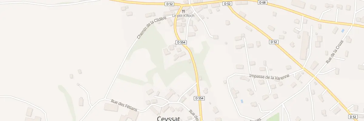 Plan du 5 Rue des Tavernes à Ceyssat