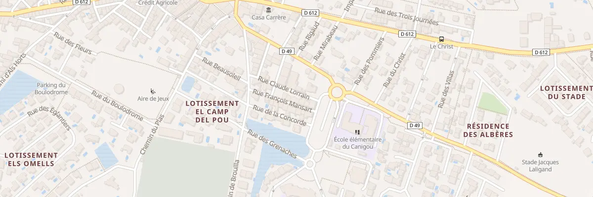 Plan du 4 Rue Francois Mansard à Bages