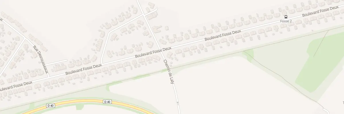 Plan du 374 Bd Fosse Deux à Rouvroy