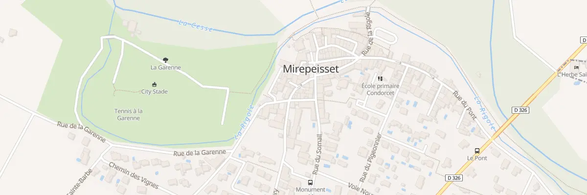 Plan du 3 Rue de L ’Usine à Mirepeisset