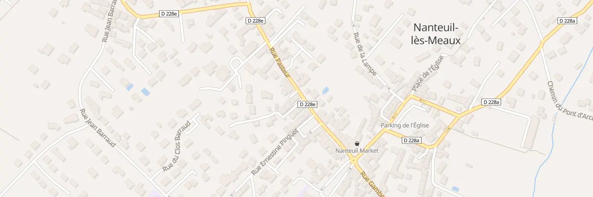 Plan du 25P Rue Pasteur à Nanteuil-lès-Meaux