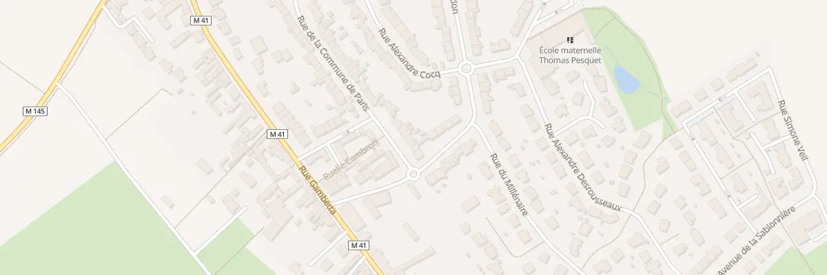 Plan du 28 Rue de la Commune de Paris à Sainghin-en-Weppes