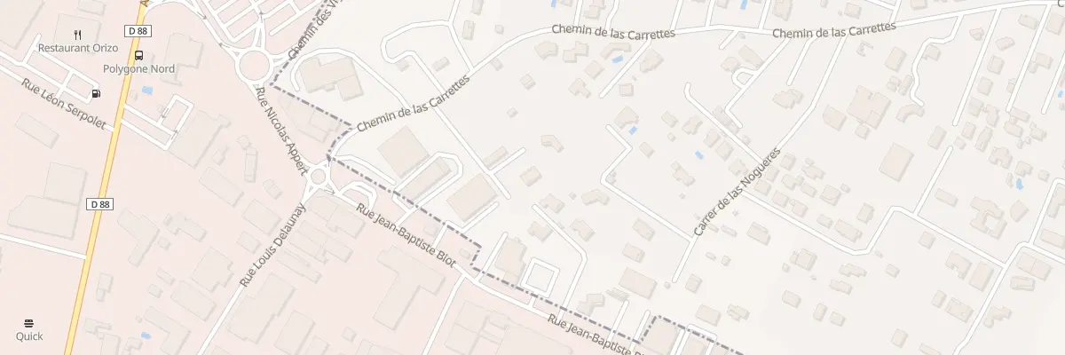 Plan de Che de Las Carrettes à Pia