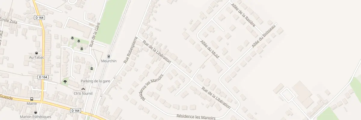 Plan du 23 Rue de la Libération à Meurchin