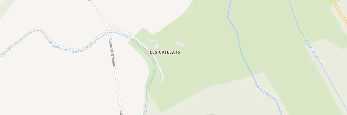 Plan du 422 Les Caillats à Rogny-les-Sept-Écluses