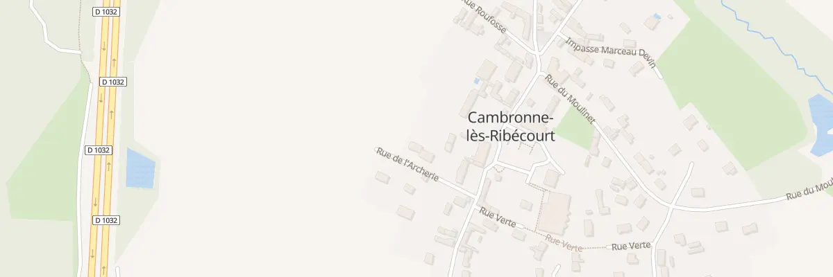Plan du 88 Rue de l’Archerie à Cambronne-lès-Ribécourt