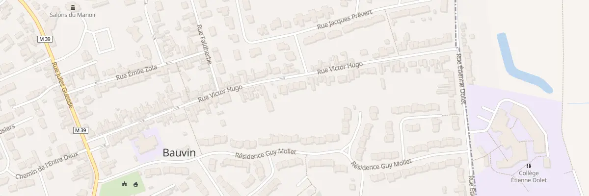 Plan du 48 Rue Victor Hugo à Bauvin