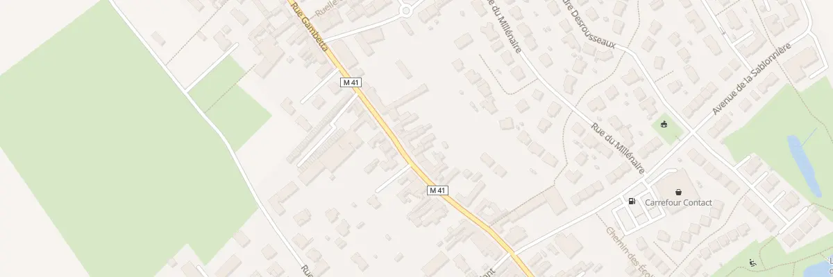 Plan du 388 Rue Gambetta à Sainghin-en-Weppes