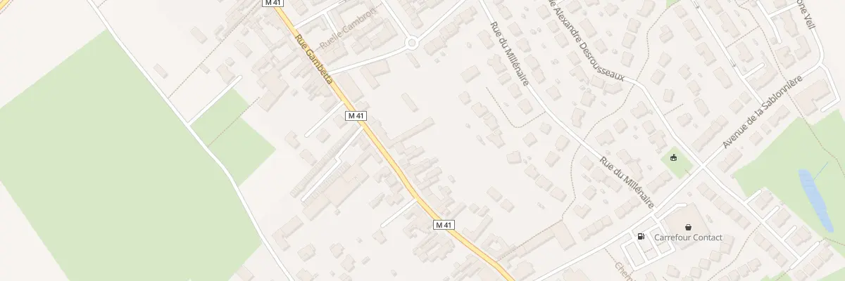 Plan du 432 Rue Gambetta à Sainghin-en-Weppes