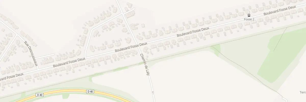 Plan du 372 Bd Fosse Deux à Rouvroy
