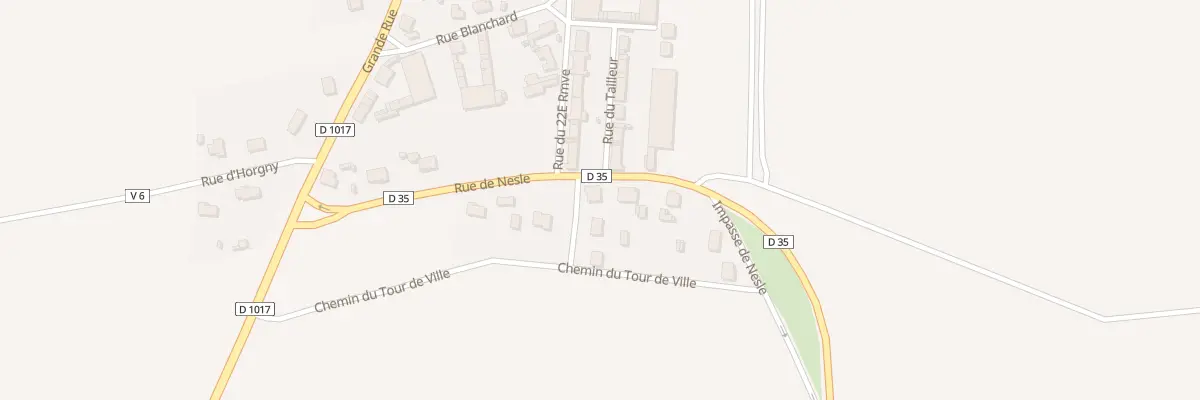 Plan du 4 Rue de Nesle à Villers-Carbonnel