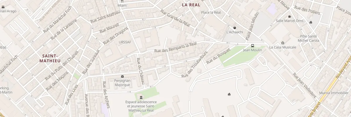 Plan du 16 Rue des Rois-de-Majorque à Perpignan