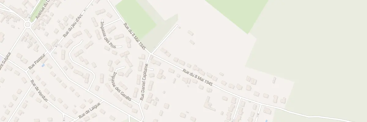 Plan du 386 Rue du Huit Mai 1945 au Plessis-Brion